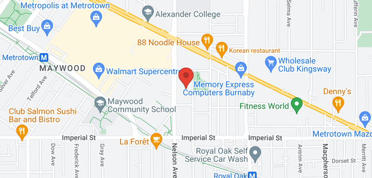 map of 3906 6538 NELSON AVENUE